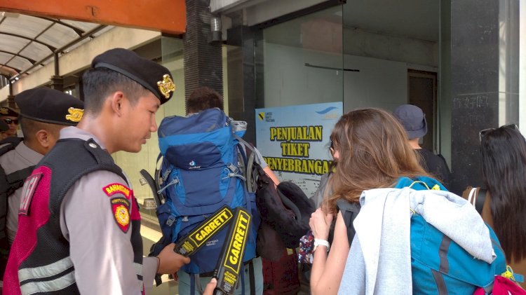 Polresta Banyuwangi Tngkatkan Penjagaan di Pelabuhan Ketapang Jelang WWF Ke-10 di Bali